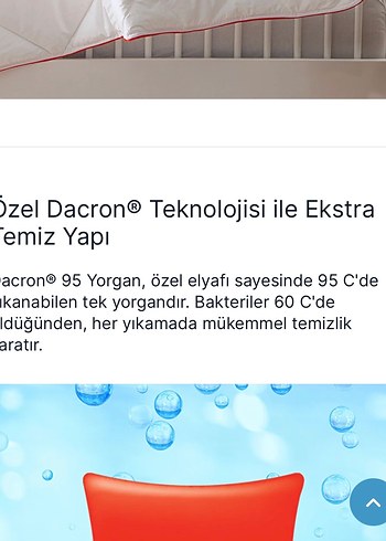 Beyaz Pamuk Bebek Yorganı Yataş dacron 95 - Görsel 4