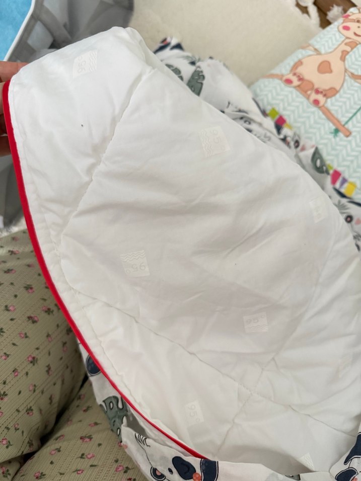 Beyaz Pamuk Bebek Yorganı Yataş dacron 95 - Görsel 2