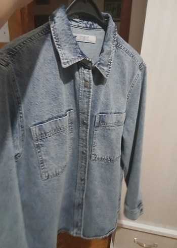 Mavi Jeans Düğmeli Uzun Kollu Denim Gömlek