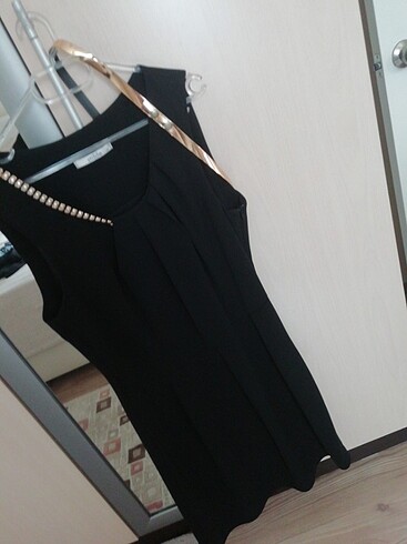 42 Beden Arda siyah elbise