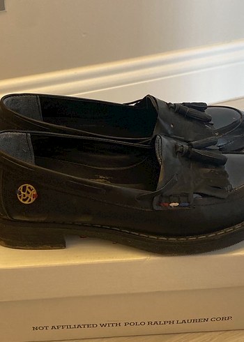 38 Beden Siyah Tokalı Blok Topuklu Kadın Loafer