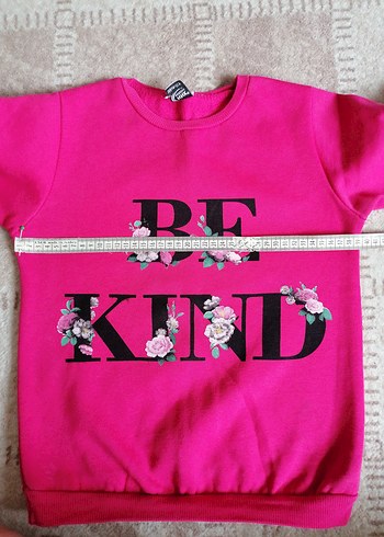 Kız Çocuk Pembe Baskılı Sweatshirt ve Siyah Eşofman - Görsel 4