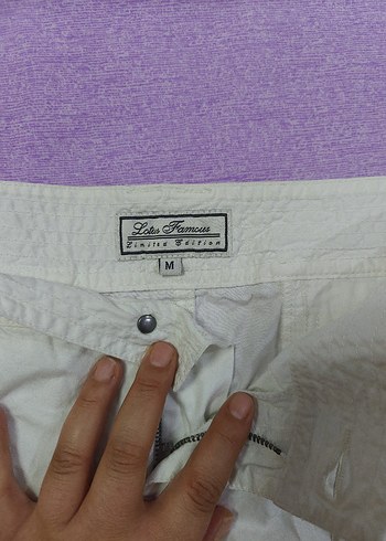 Beyaz Rahat Kesim Kadın Mini Etek - Görsel 3