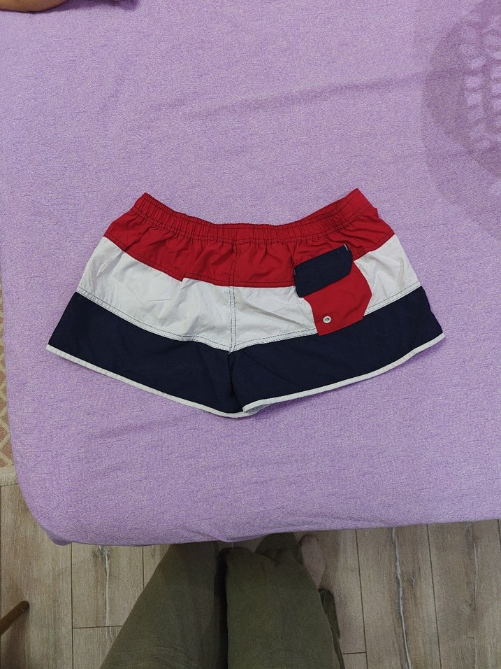 Çok Renkli Elastik Mini Spor Şort - Görsel 4