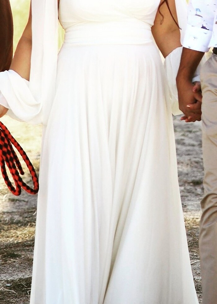 Dış çekim elbisesi - Görsel 3