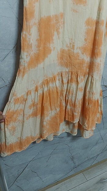 Keten elbise - Görsel 2