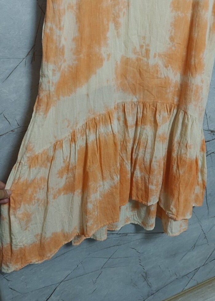 Keten elbise - Görsel 2