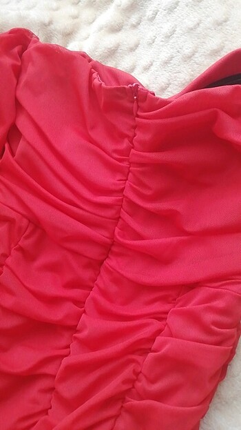 m Beden kırmızı Renk Kırmızı elbise 