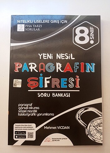 8. Sınıf Yeni Nesil Paragrafın Şifresi Soru Bankası (sıfır)