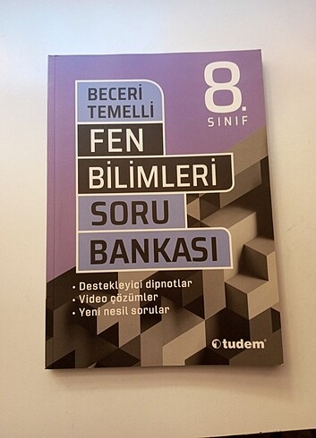 8.Sınıf Tudem Yayınları Fen Bilimleri Beceri Temelli Soru Bankas