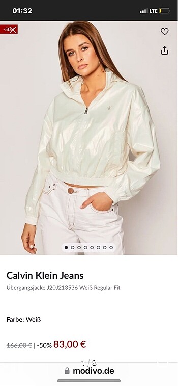 Calvin Klein orjinal ceket Xs