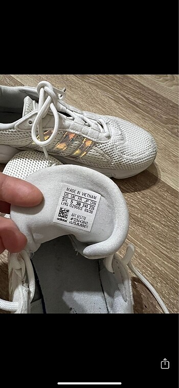 38 Beden beyaz Renk Adidas
