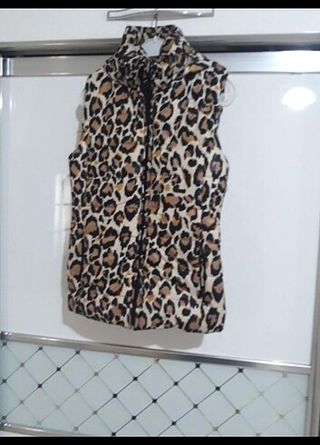 Leopar şişme yelek