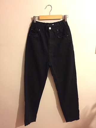 Pull and bear model lastikli mom jeans