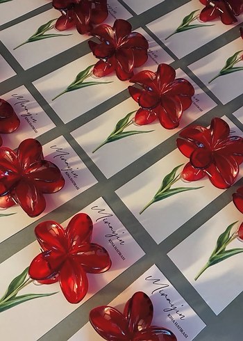 Kartlı Lotus Toka - Görsel 3