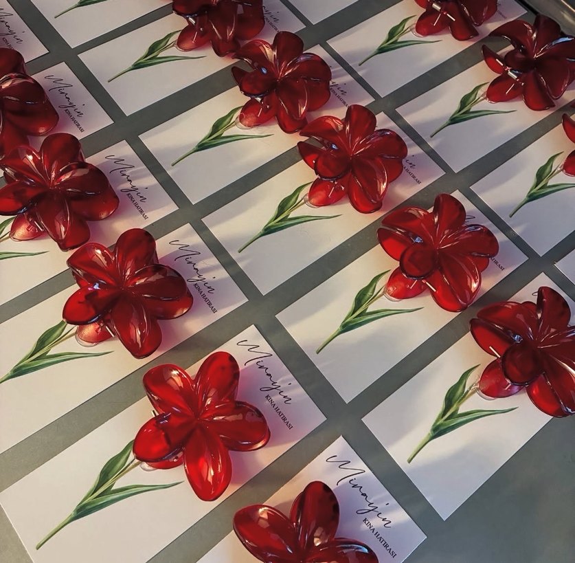 Kartlı Lotus Toka - Görsel 3