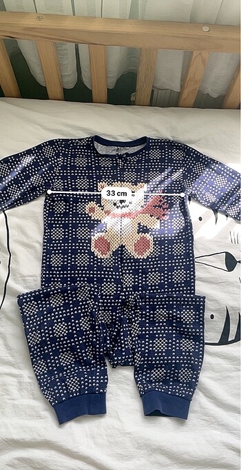 6 Yaş Beden lacivert Renk PENTİ tulum pijama