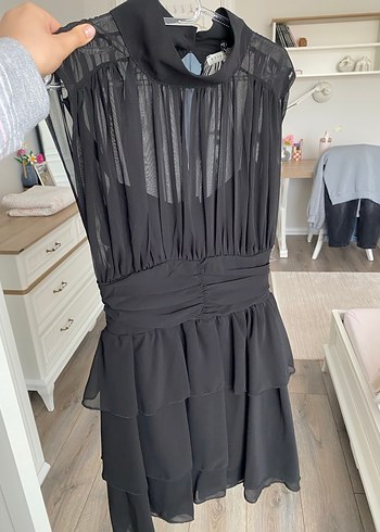 Mini Siyah Kadın Elbisesi - Görsel 2