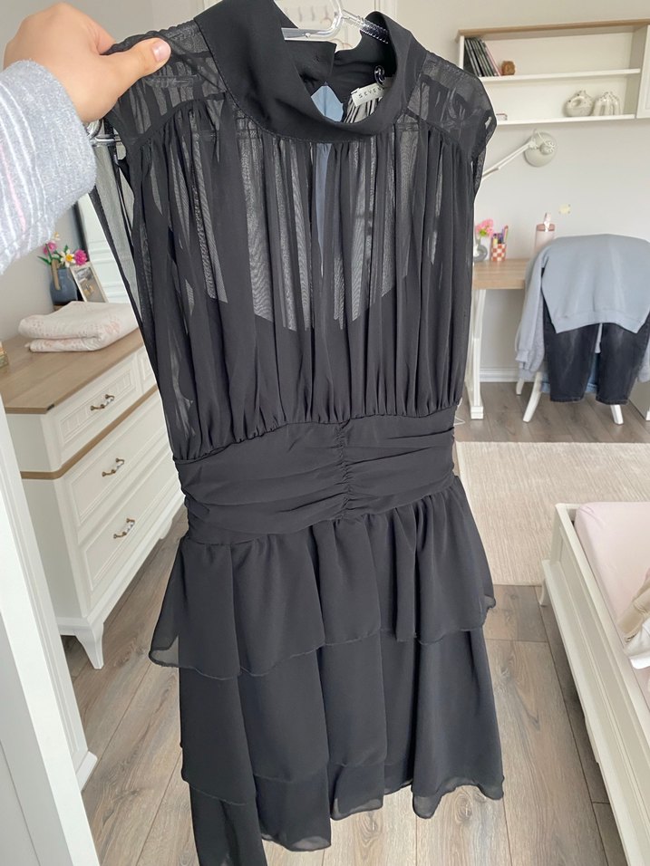 Mini Siyah Kadın Elbisesi - Görsel 2