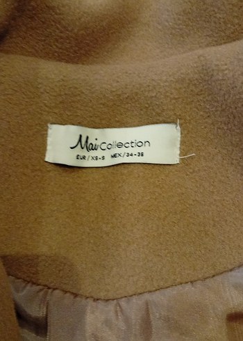 Bej Süet Kadın Midi Klasik Kesim Kaban - Görsel 4