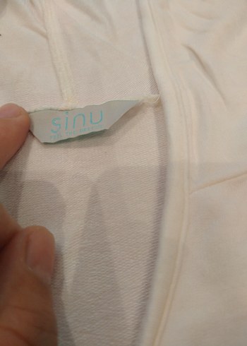 Sunix Beyaz V Yakalı Uzun Kollu bulüz