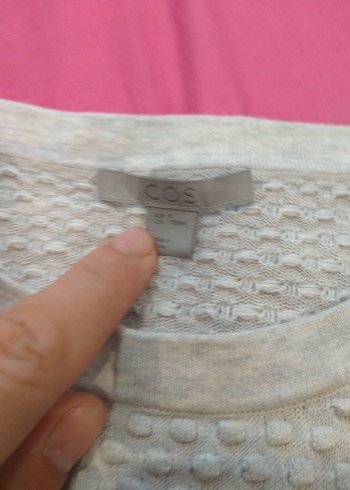 m Beden Kadın Beyaz Örgü Triko Sweatshirt