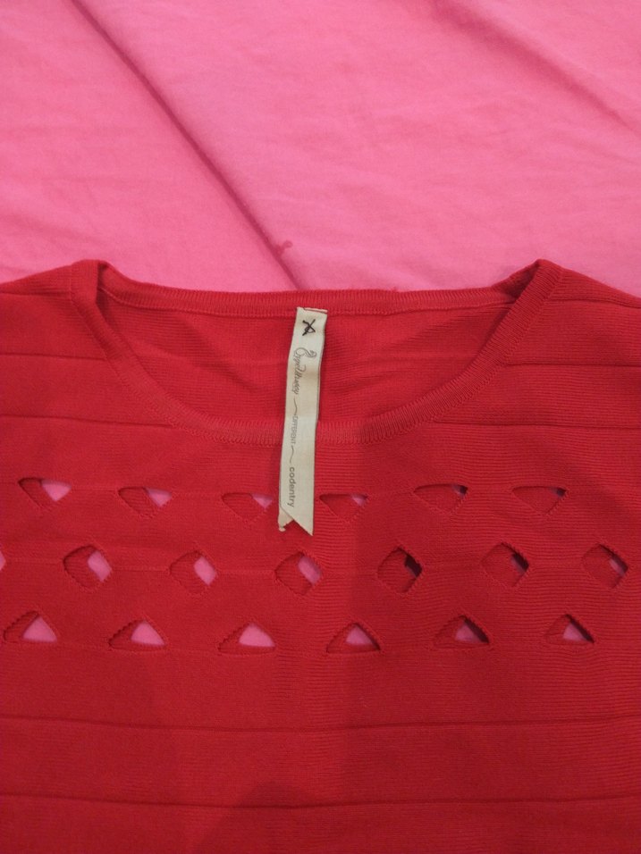 Kırmızı Kolsuz Mini Atlet - Görsel 2