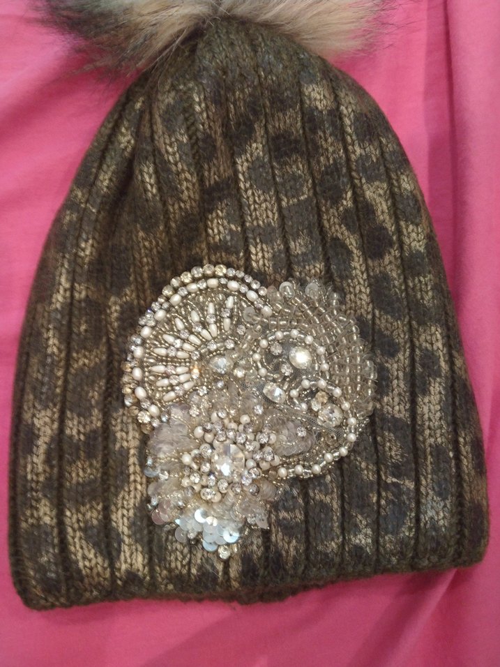 Kürklü Detaylı Bohem Kadın Bere - Görsel 2