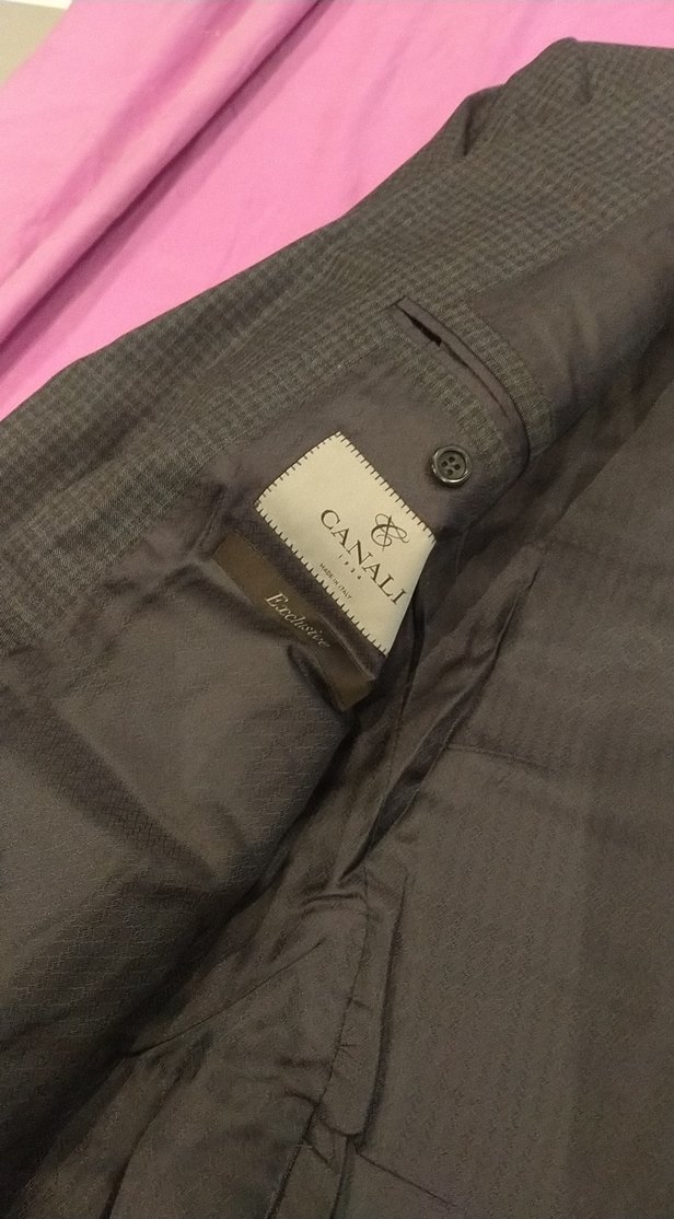 Gri Erkek Takım Elbise, Düğmeli, Uzun Kollu - Görsel 4