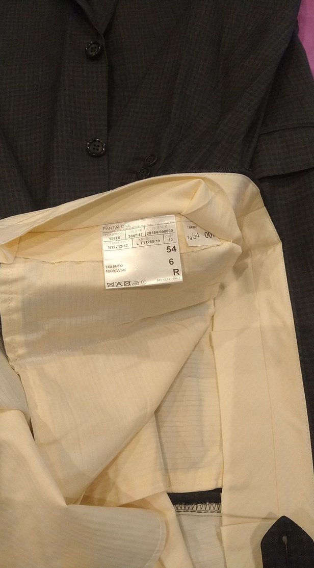 Gri Erkek Takım Elbise, Düğmeli, Uzun Kollu - Görsel 3