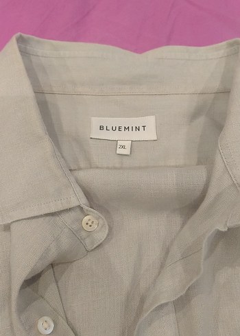 Bej Keten Düğmeli erkek - Görsel 3