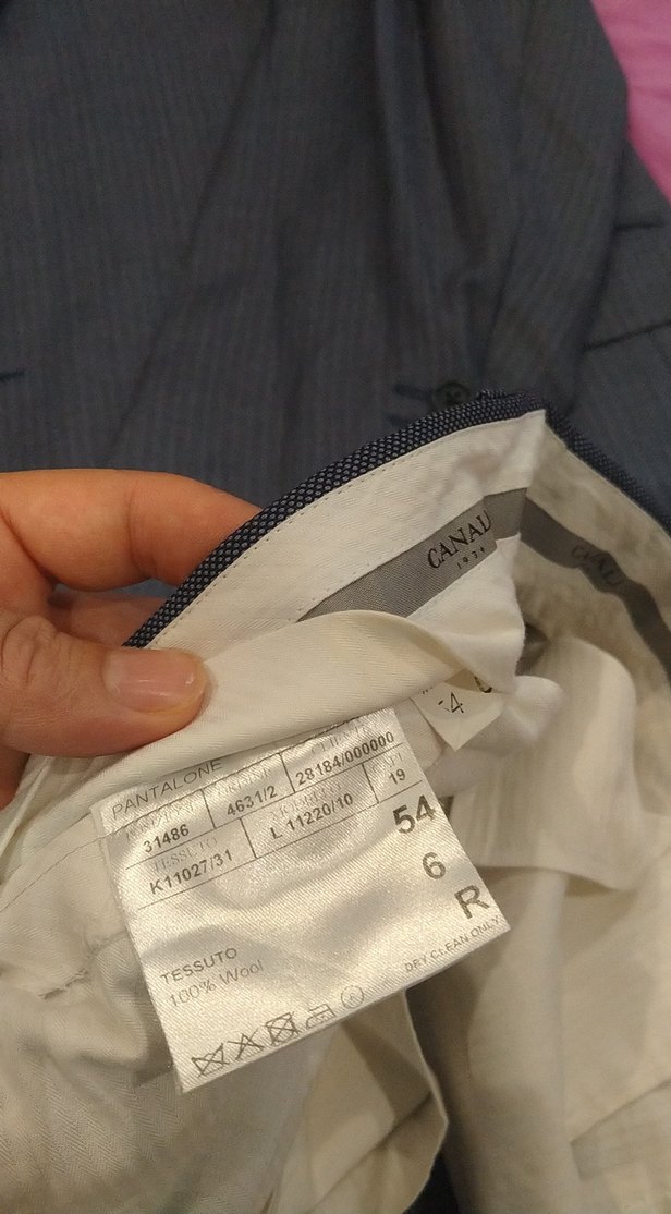 Gri Düğmeli Erkek Takım Elbise - Görsel 3