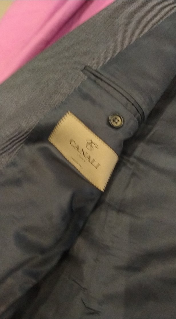 Gri Düğmeli Erkek Takım Elbise - Görsel 4