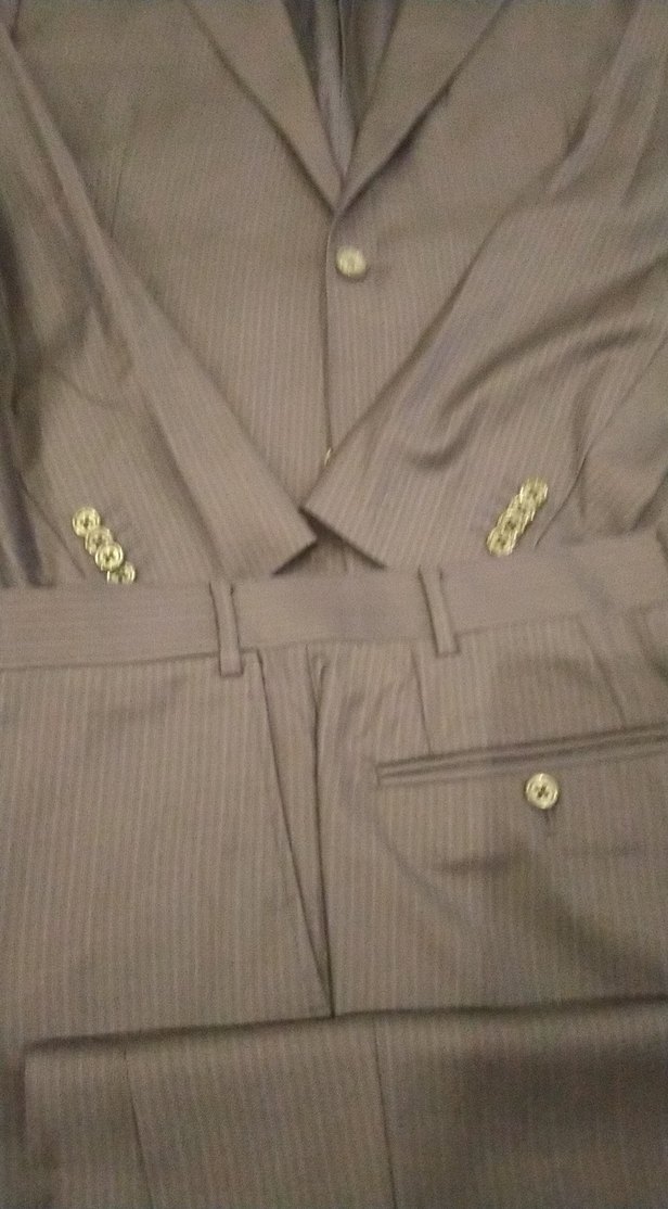 Erkek Gri Düğmeli Regular Fit Takım Elbise - Görsel 2