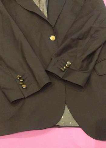 Siyah Düğmeli Erkek Ceket - Görsel 2