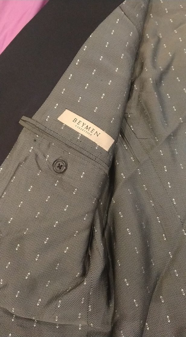 Siyah Düğmeli Erkek Ceket - Görsel 3