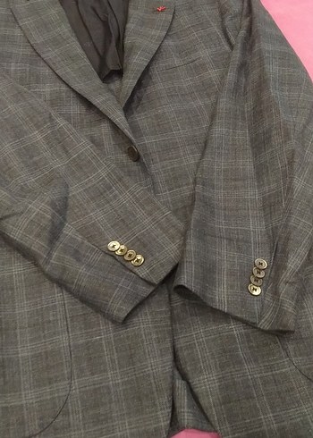 Gri Erkek Takım Elbise, Düğmeli, Regular Fit - Görsel 3