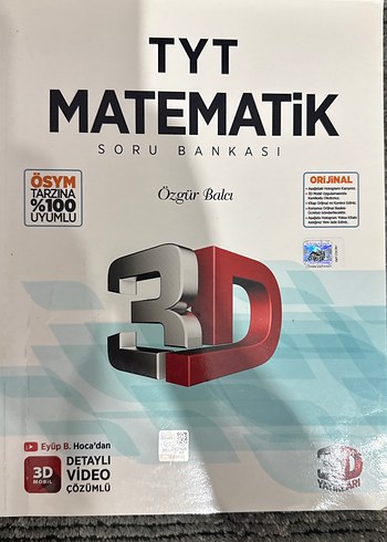 TYT Matematik 3D Soru Bankası - Özgür Balcı