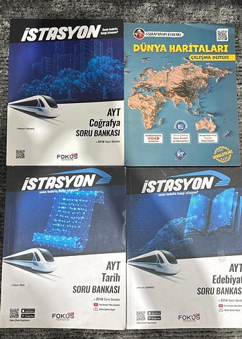 AYT İstasyon Soru Bankası Seti ve Dünya Haritaları