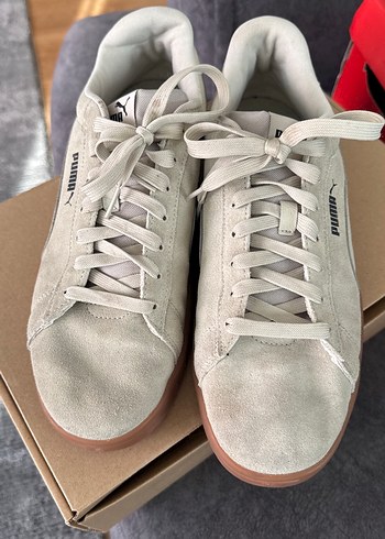 Puma Bej Süet Erkek Spor Ayakkabı Puma