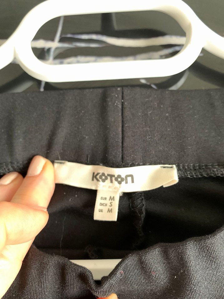 Siyah Kadın Dar Kesim Kumaş Pantolon - Görsel 2