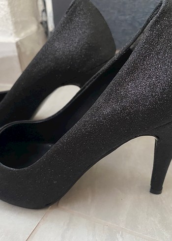 Diğer Siyah Topuklu Kadın Stiletto Ayakkabı