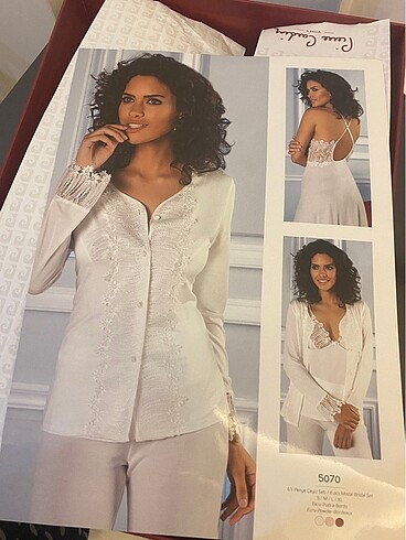 Pierre cardin çeyizlik gecelik takımı