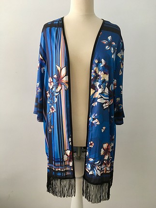 Büyük beden, İpek saten kimono, 42-48 bedenler arası için