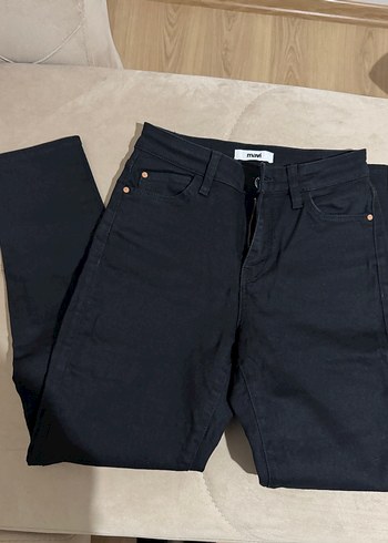 Siyah Kadın Kot Pantolon - Görsel 6