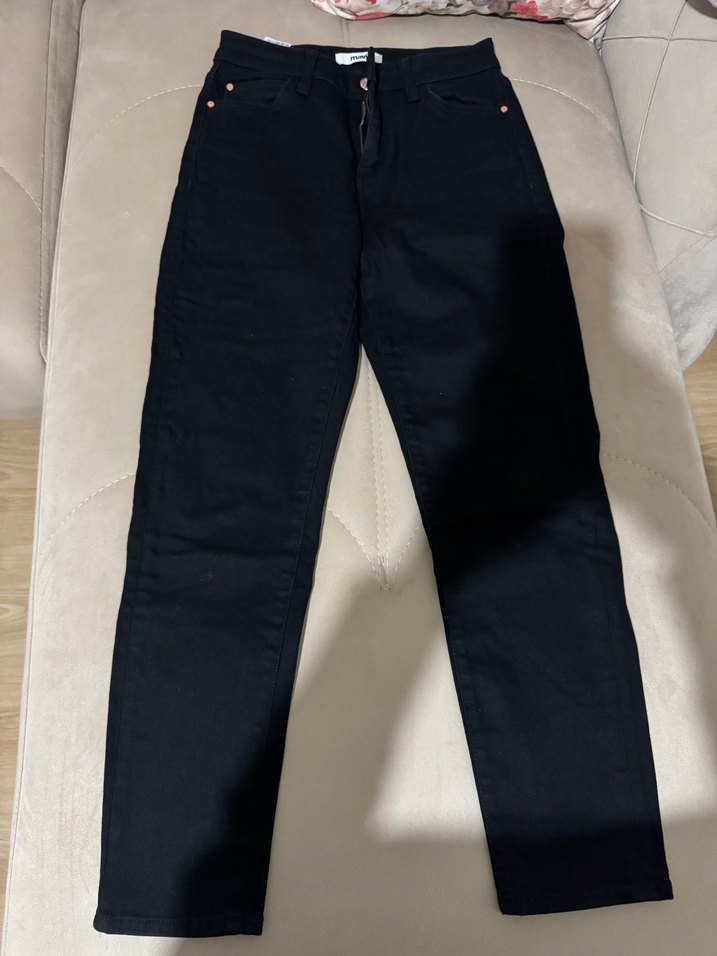 Siyah Kadın Kot Pantolon - Görsel 5