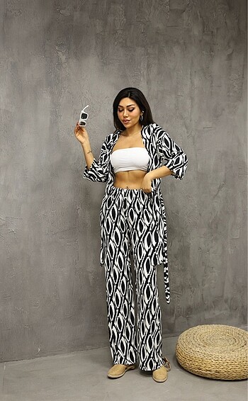 Kimono ikili takım - Görsel 2