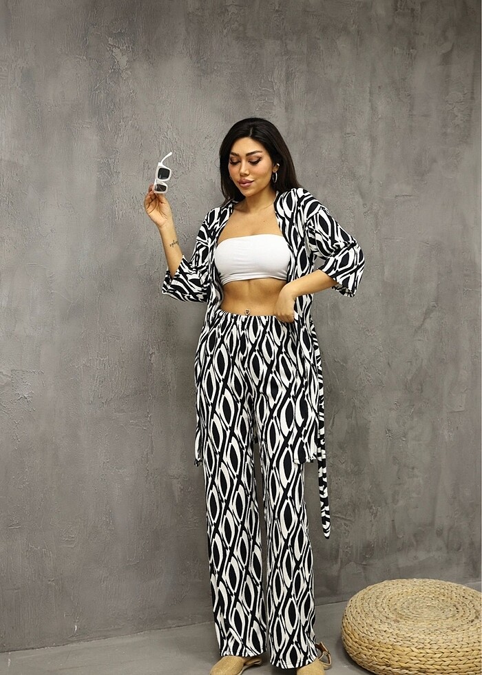 Kimono ikili takım - Görsel 2