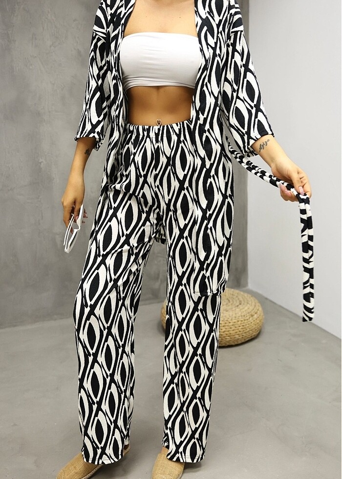 Kimono ikili takım - Görsel 4