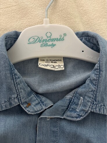 Erkek çocuk kot gömlek  ceket - Görsel 6